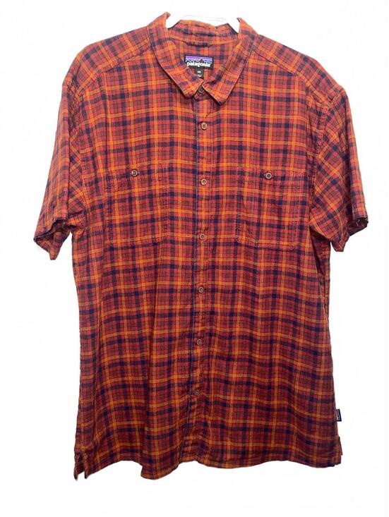 Patagonia Other - Patagonia Men's XXL Short Sleeve Button-Up Shirt Hemp/Organic Cotton Gorpcore